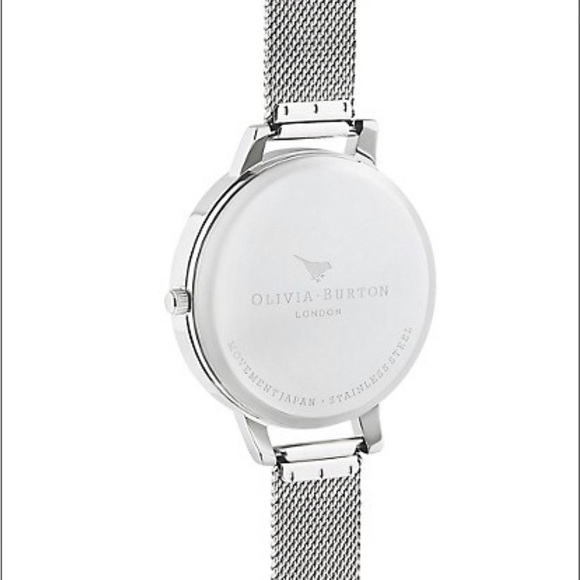 Olivia BurtonSunlight Florals Silvertone Bracelet Ladies Watch - Picture 4 of 8